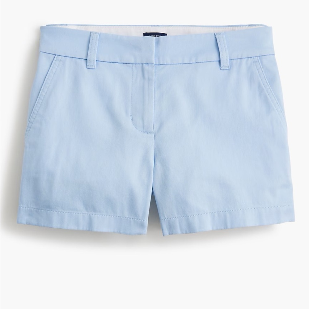 J. Crew Women's Classic Chino Sky Blue Short -  Size 6